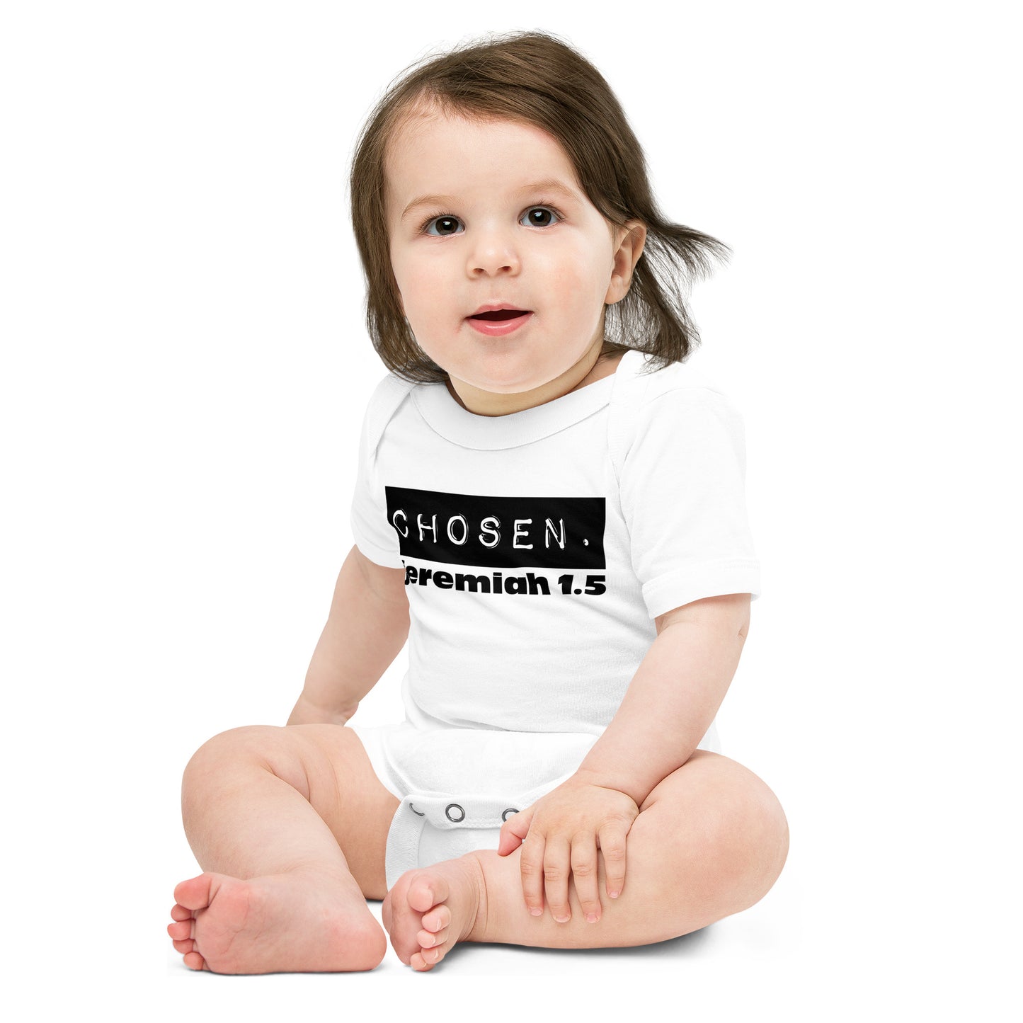 Chosen. Baby short sleeve one piece