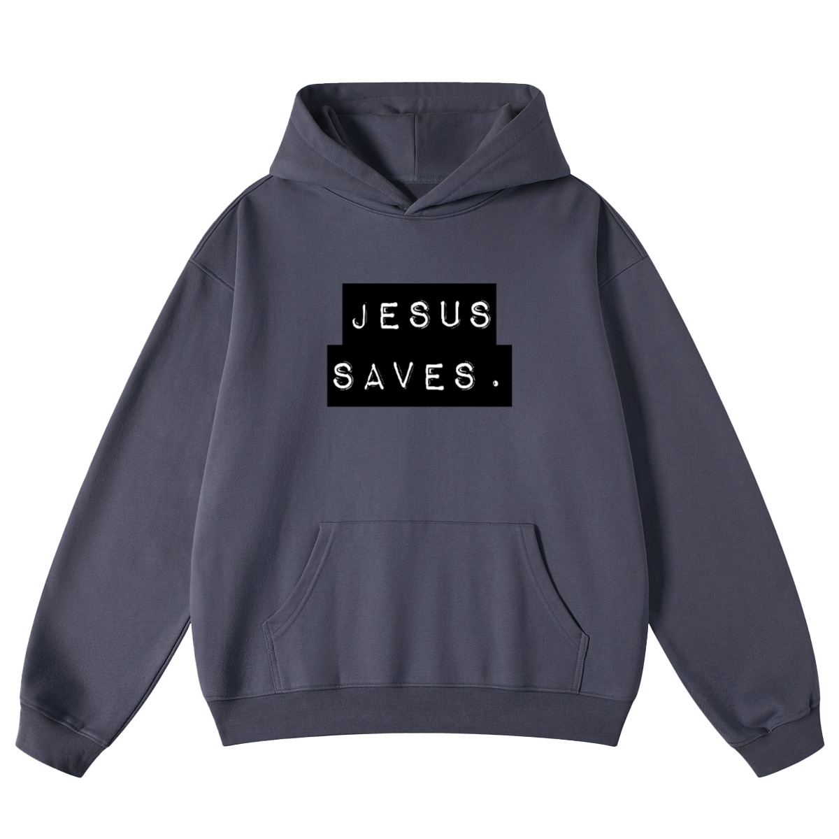 Jesus Saves. Unisex Looped Hoodie(440GSM)