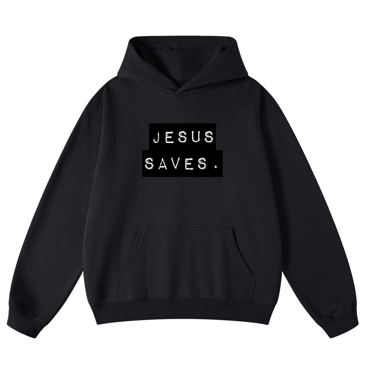 Jesus Saves. Unisex Looped Hoodie(440GSM)