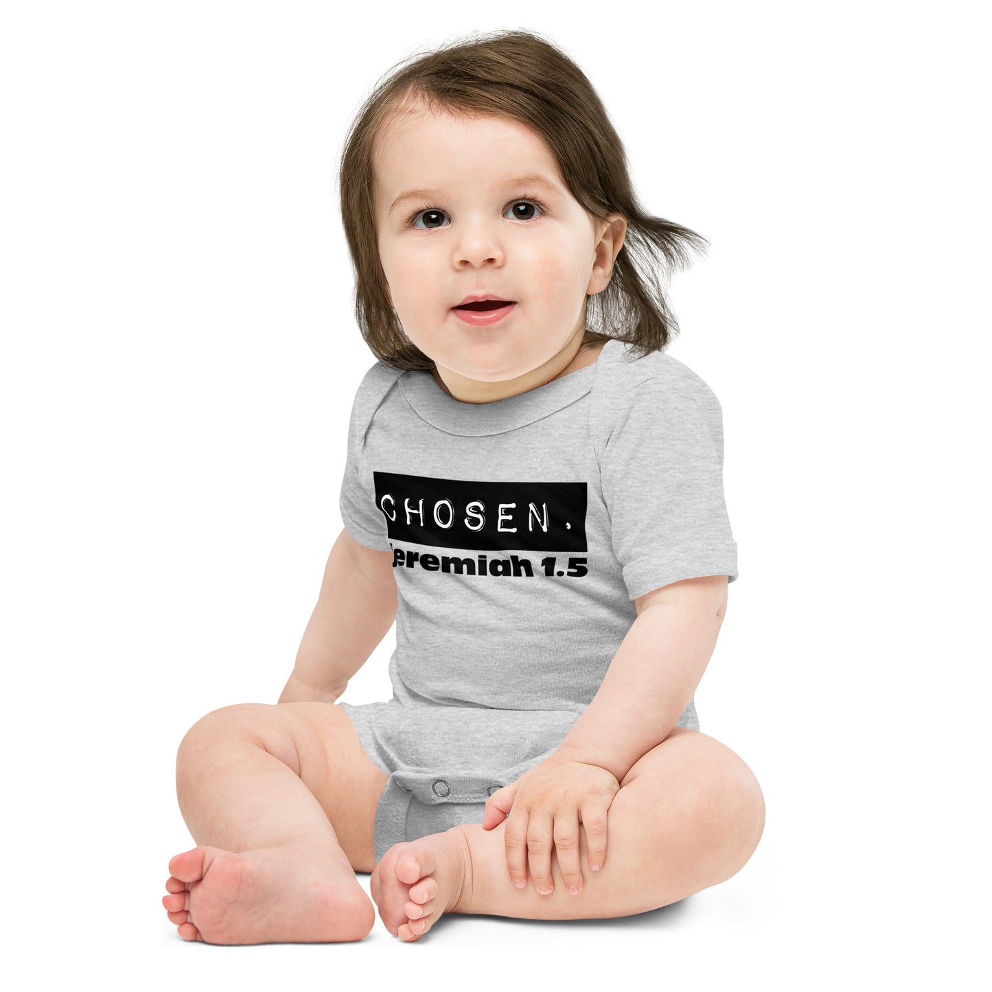 Chosen. Baby short sleeve one piece