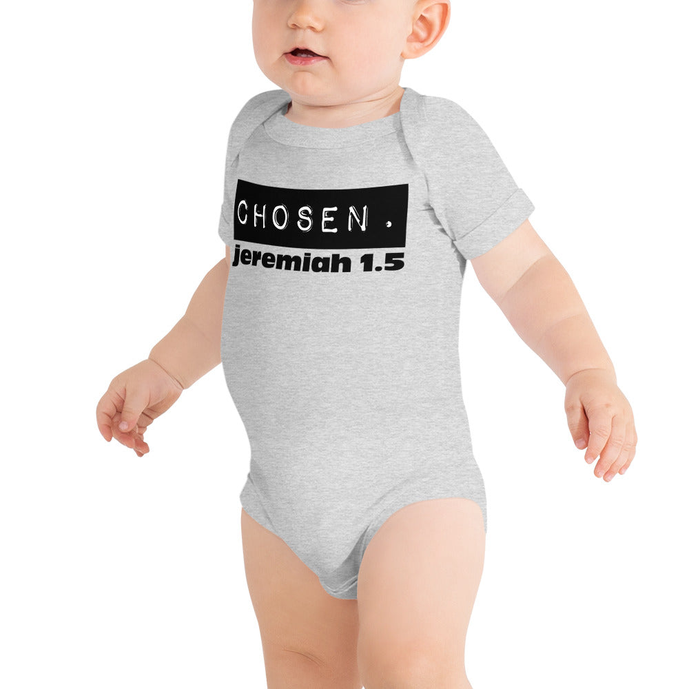 Chosen. Baby short sleeve one piece