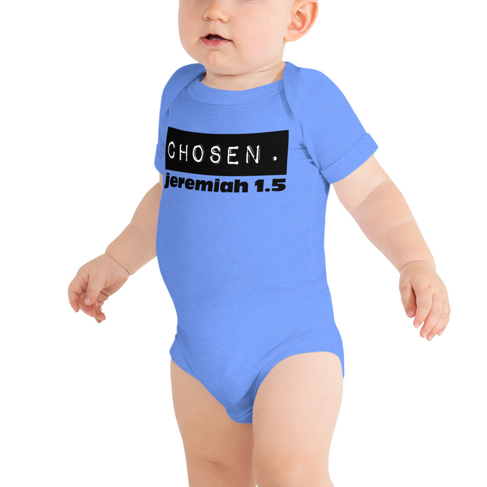 Chosen. Baby short sleeve one piece