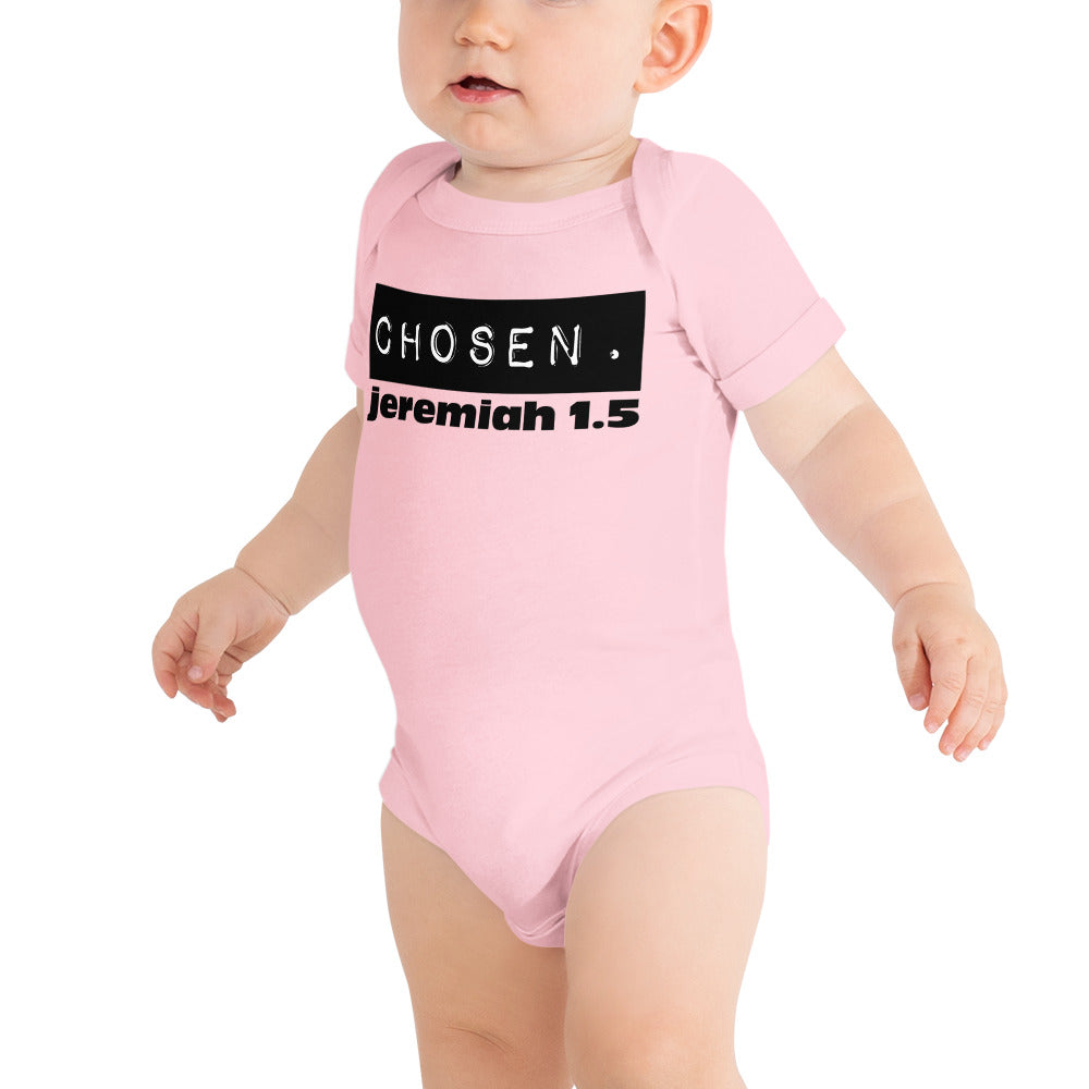 Chosen. Baby short sleeve one piece