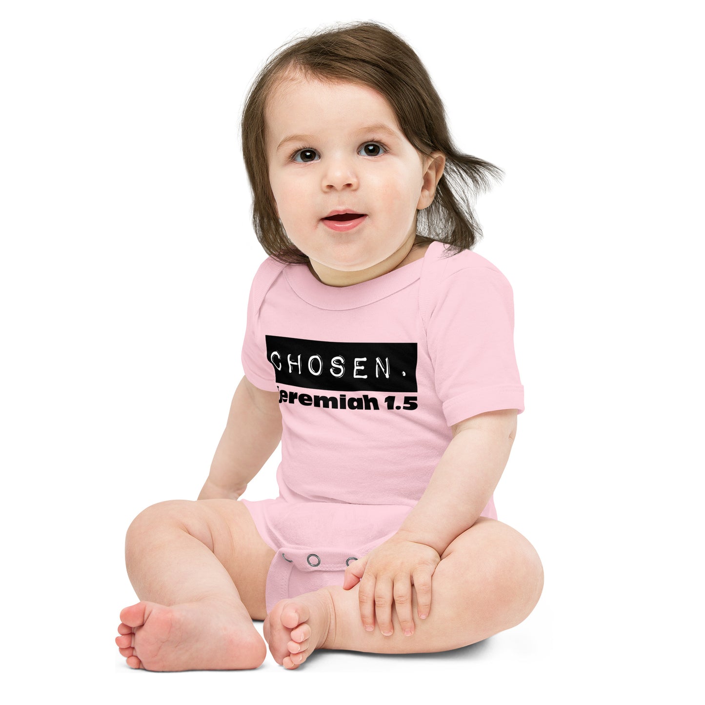 Chosen. Baby short sleeve one piece