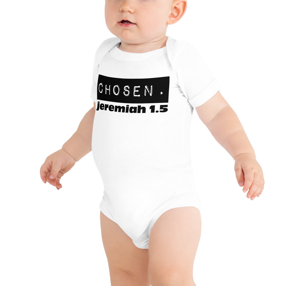 Chosen. Baby short sleeve one piece