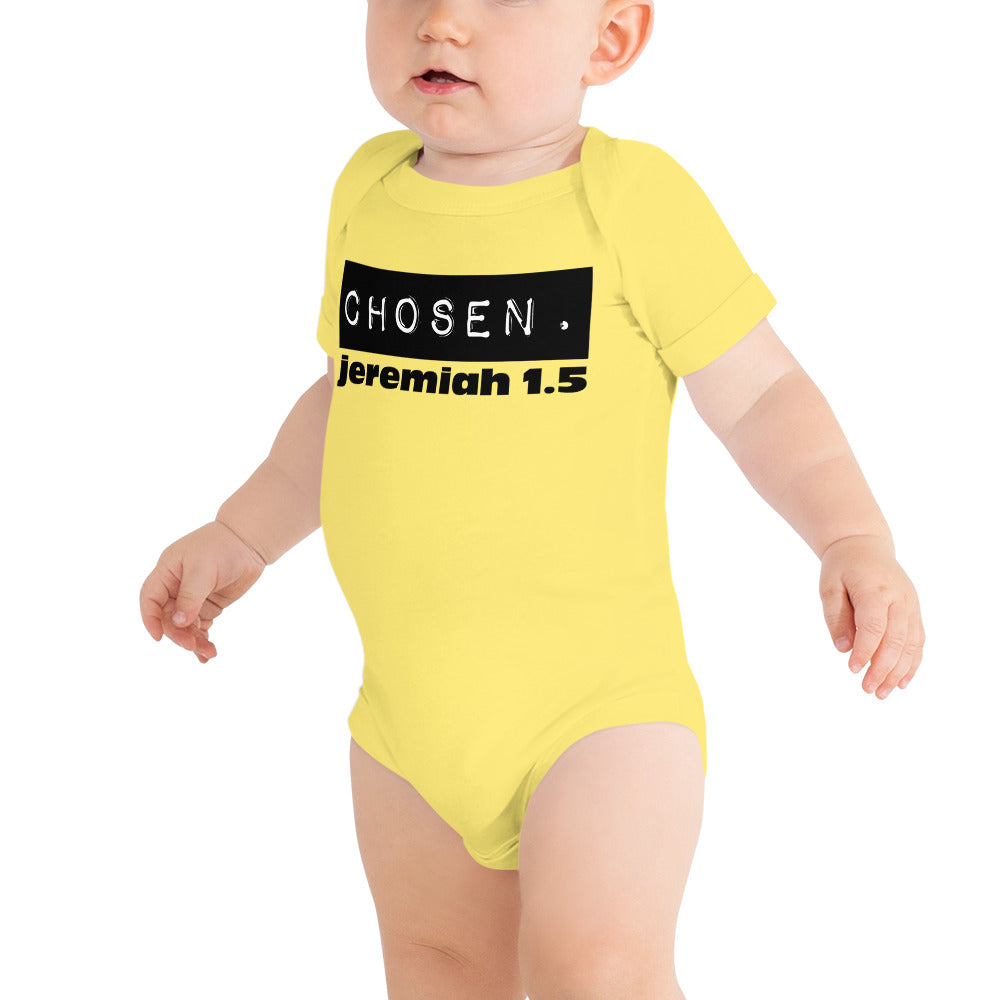 Chosen. Baby short sleeve one piece