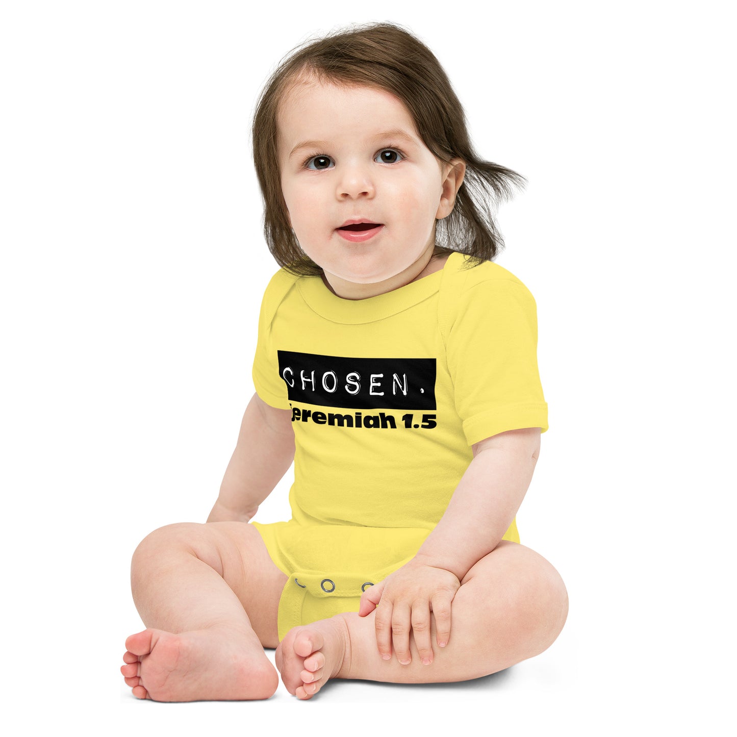 Chosen. Baby short sleeve one piece