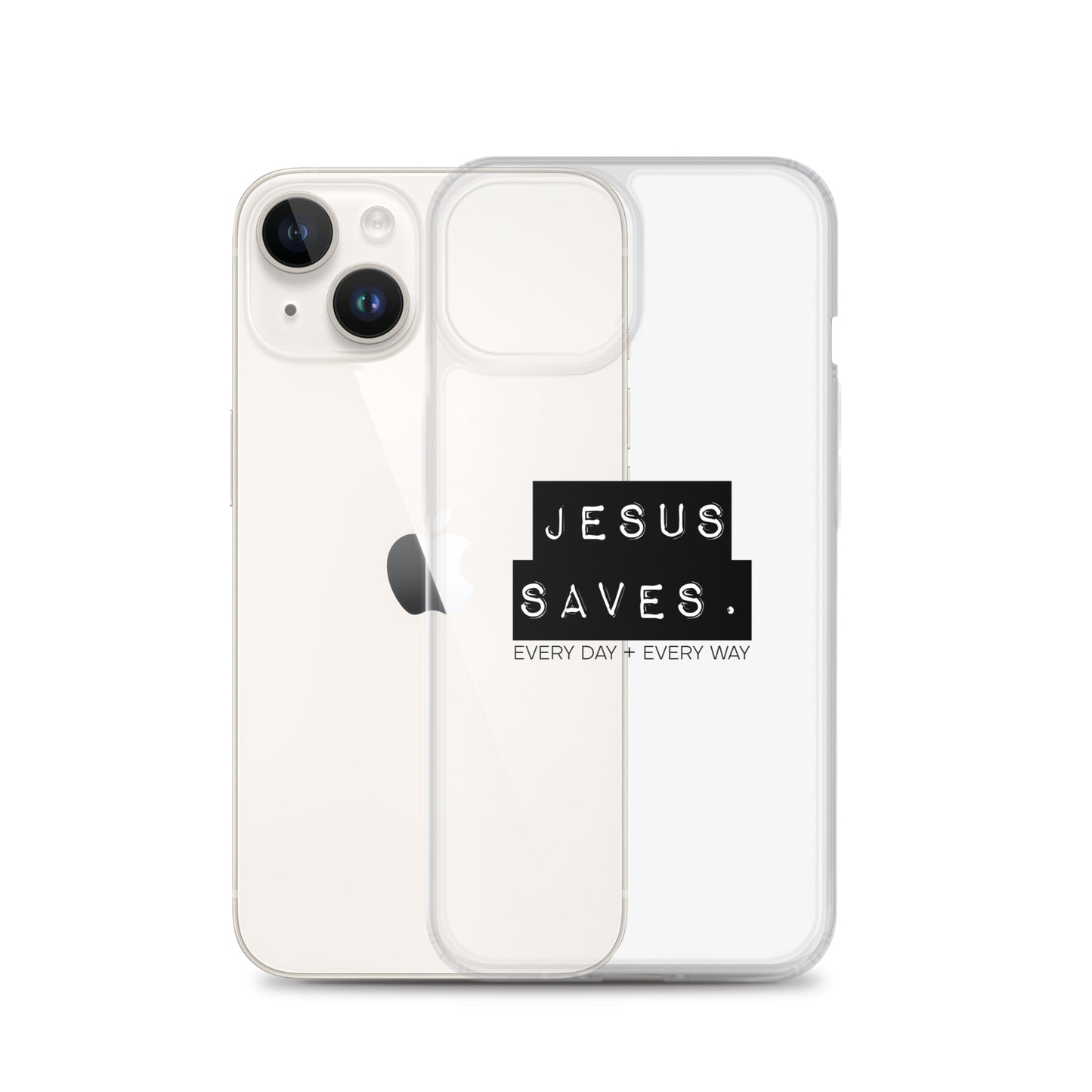 Jesus Saves. Clear Case for iPhone®