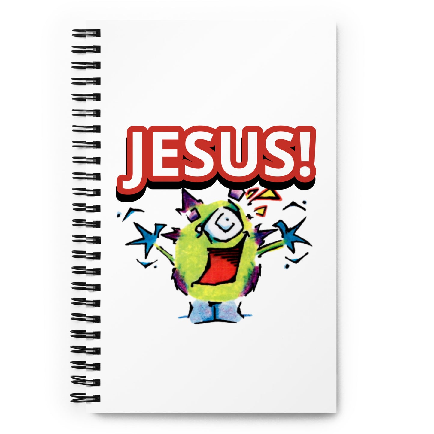 Jesus! Charlie Monster Spiral notebook