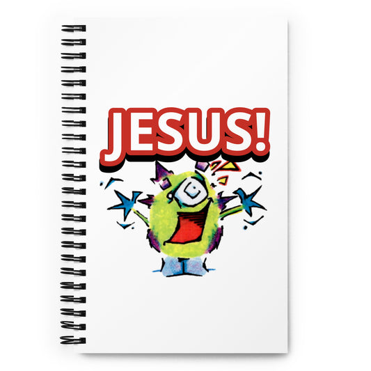 Jesus! Charlie Monster Spiral notebook