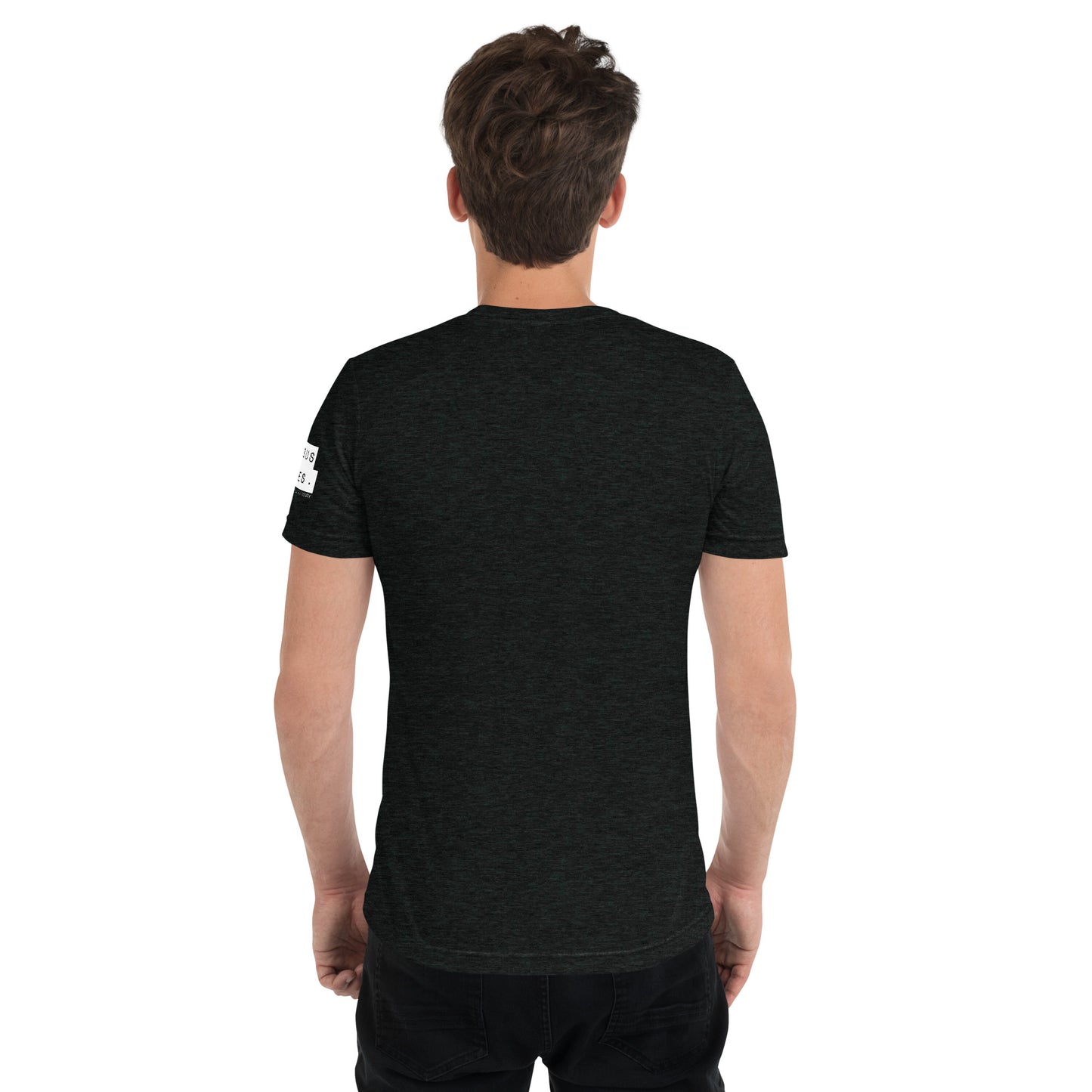 Always. Only. Jesus. (Dark) Short sleeve t-shirt