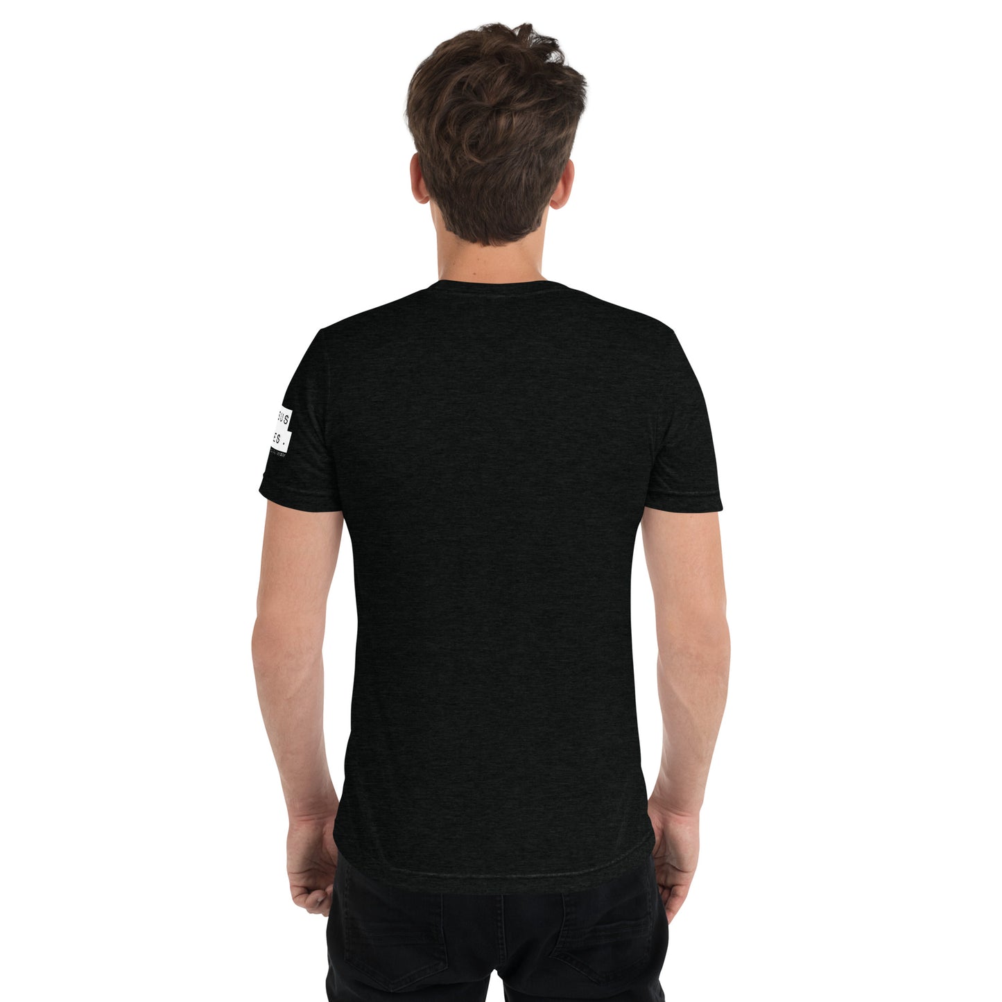 Always. Only. Jesus. (Dark) Short sleeve t-shirt