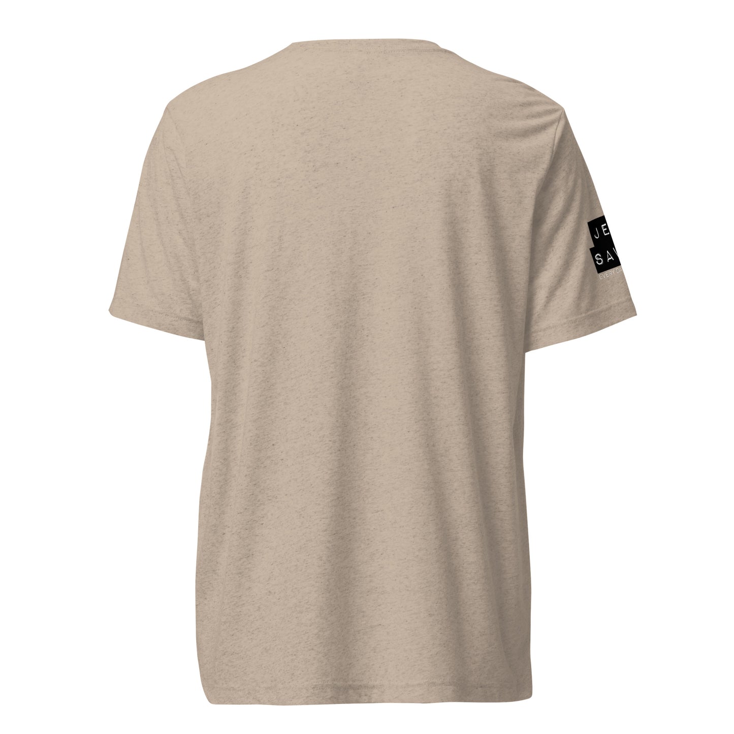 Always. Only. Jesus. Short sleeve t-shirt