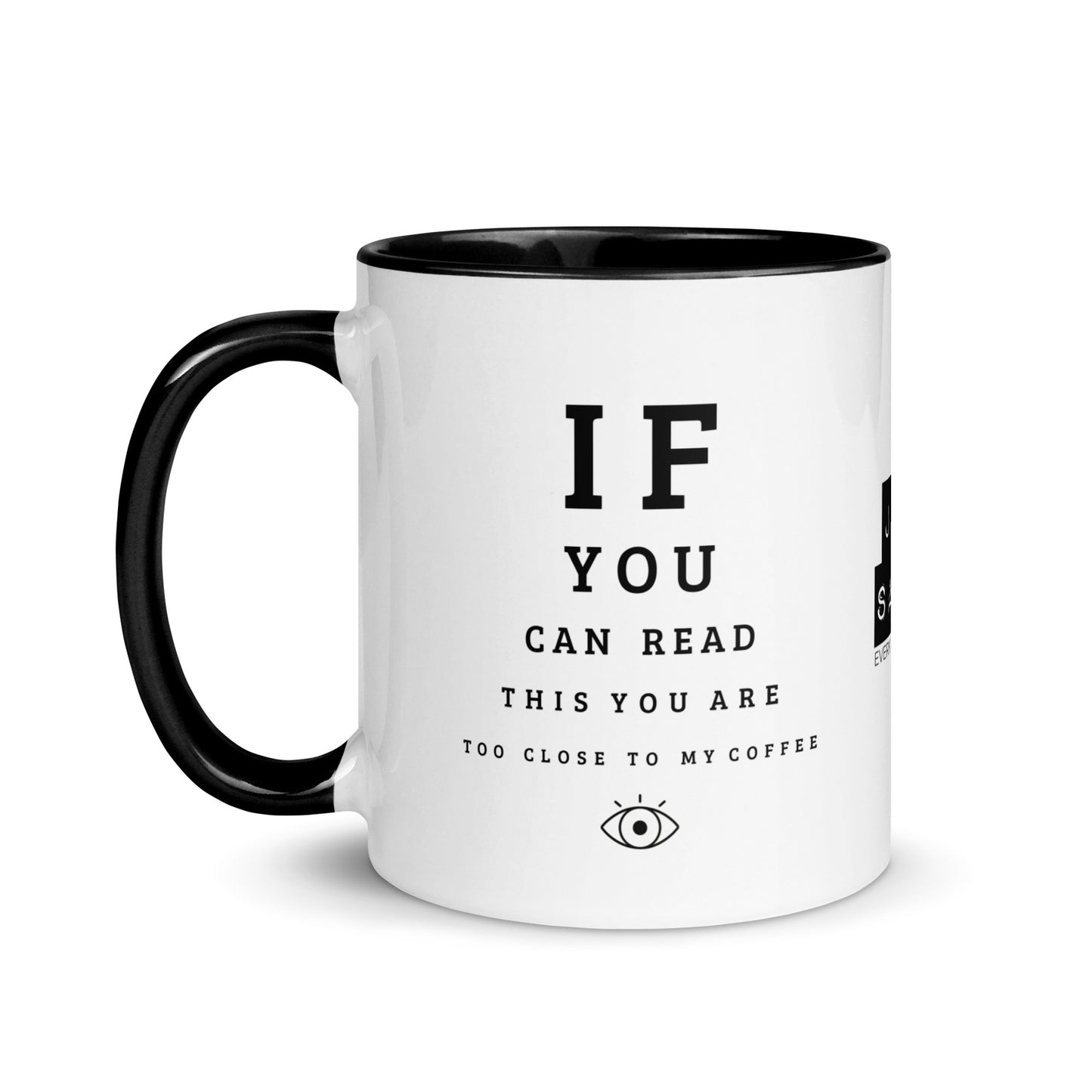 Eye Test Mug with Color Inside