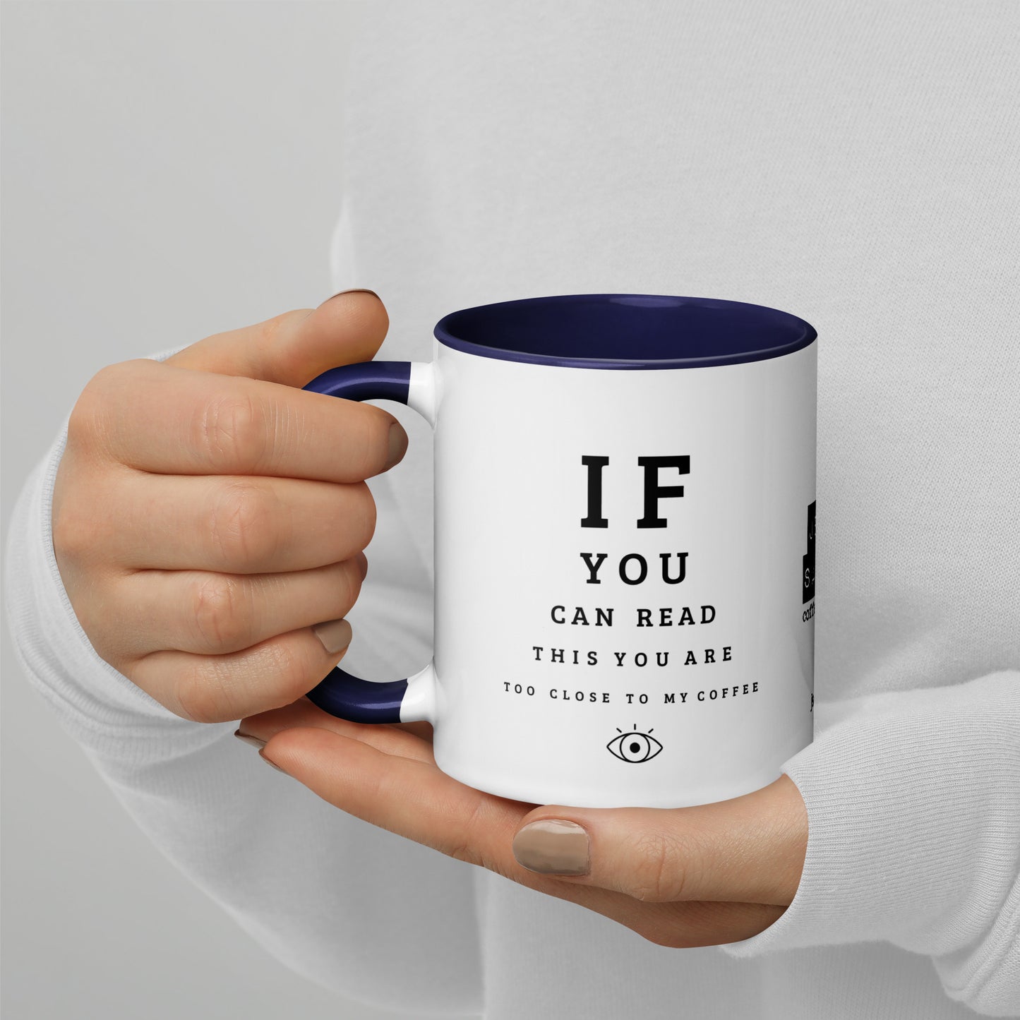 Eye Test Mug with Color Inside