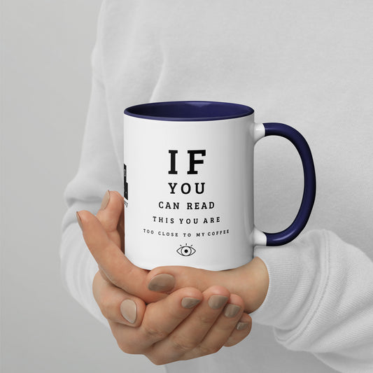 Eye Test Mug with Color Inside