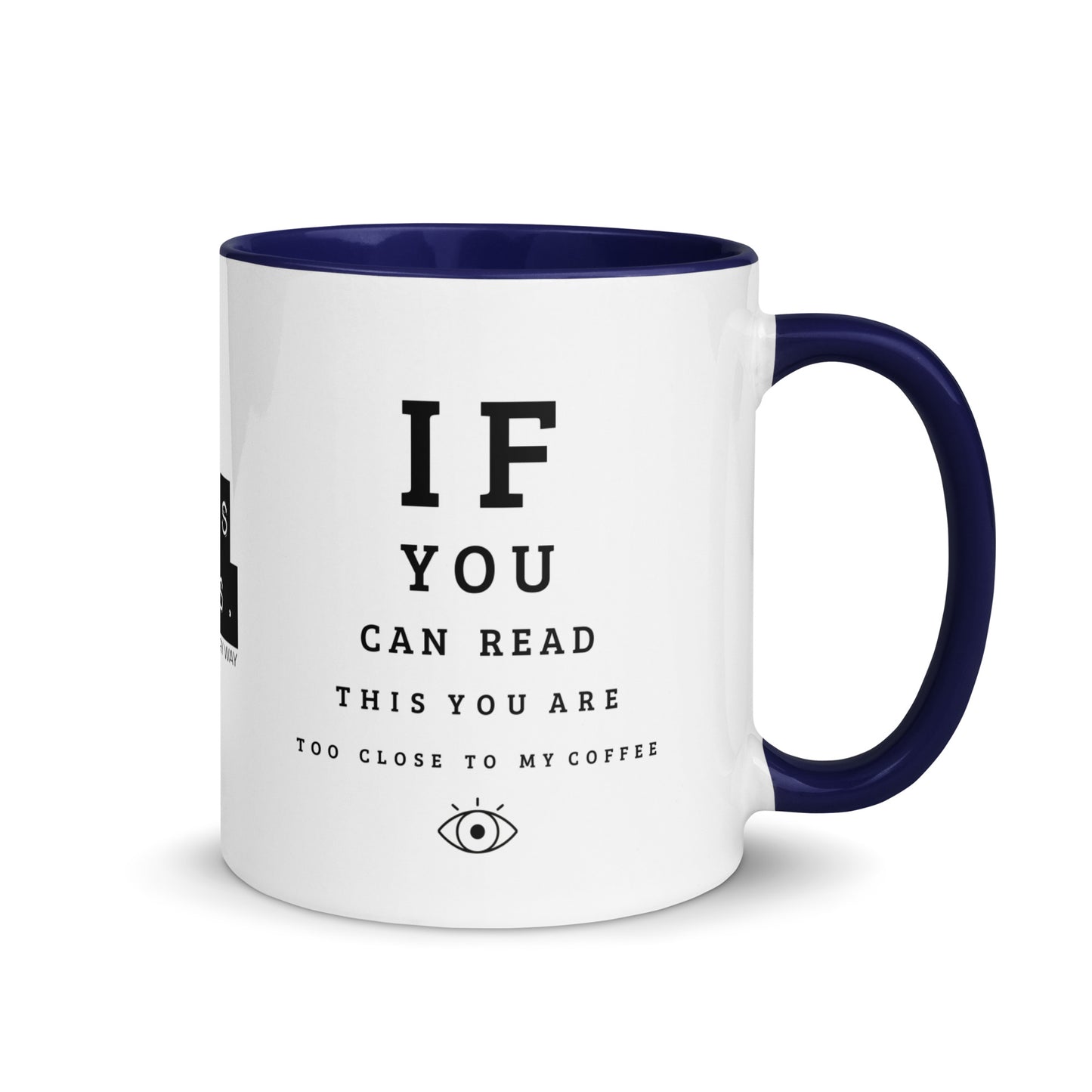Eye Test Mug with Color Inside