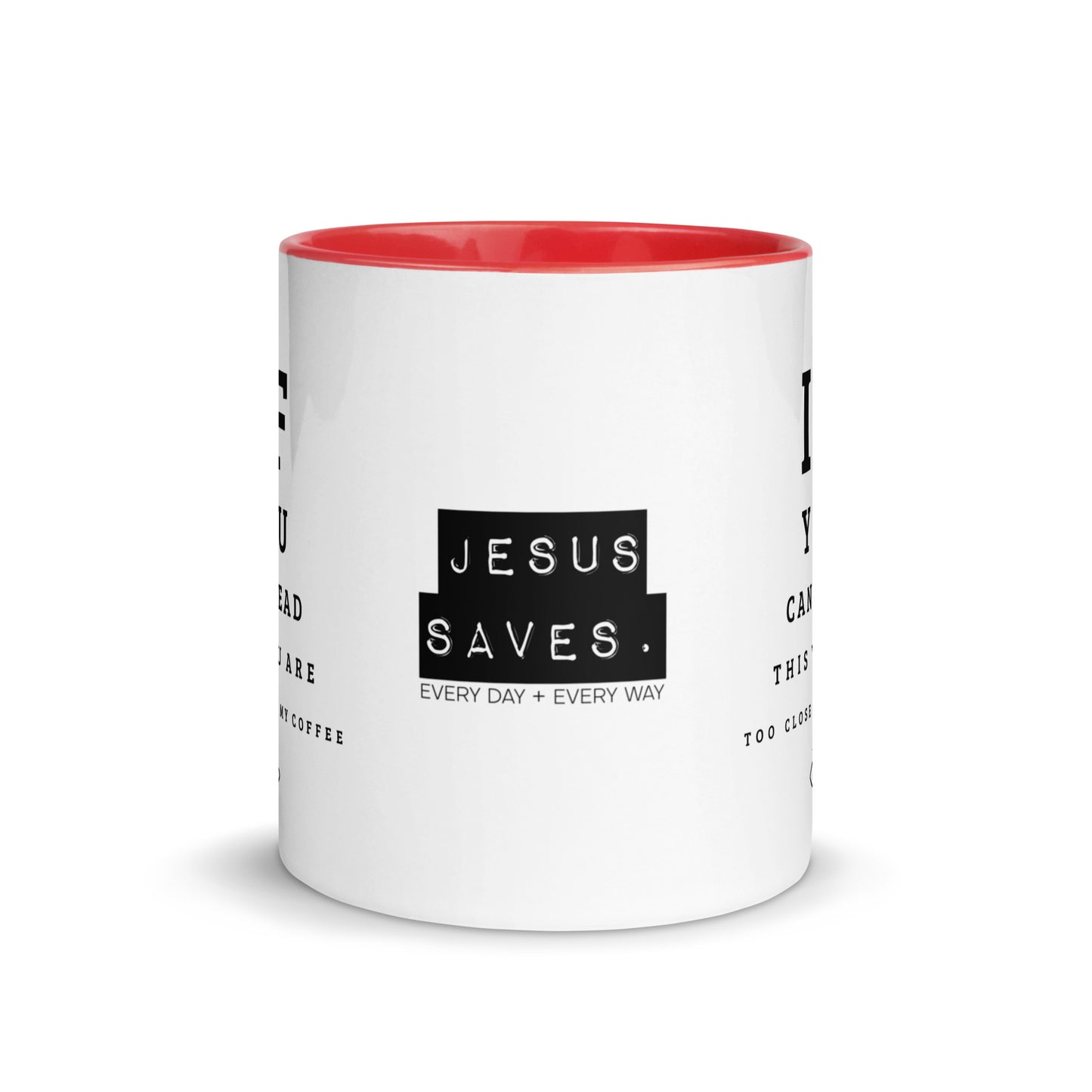 Eye Test Mug with Color Inside
