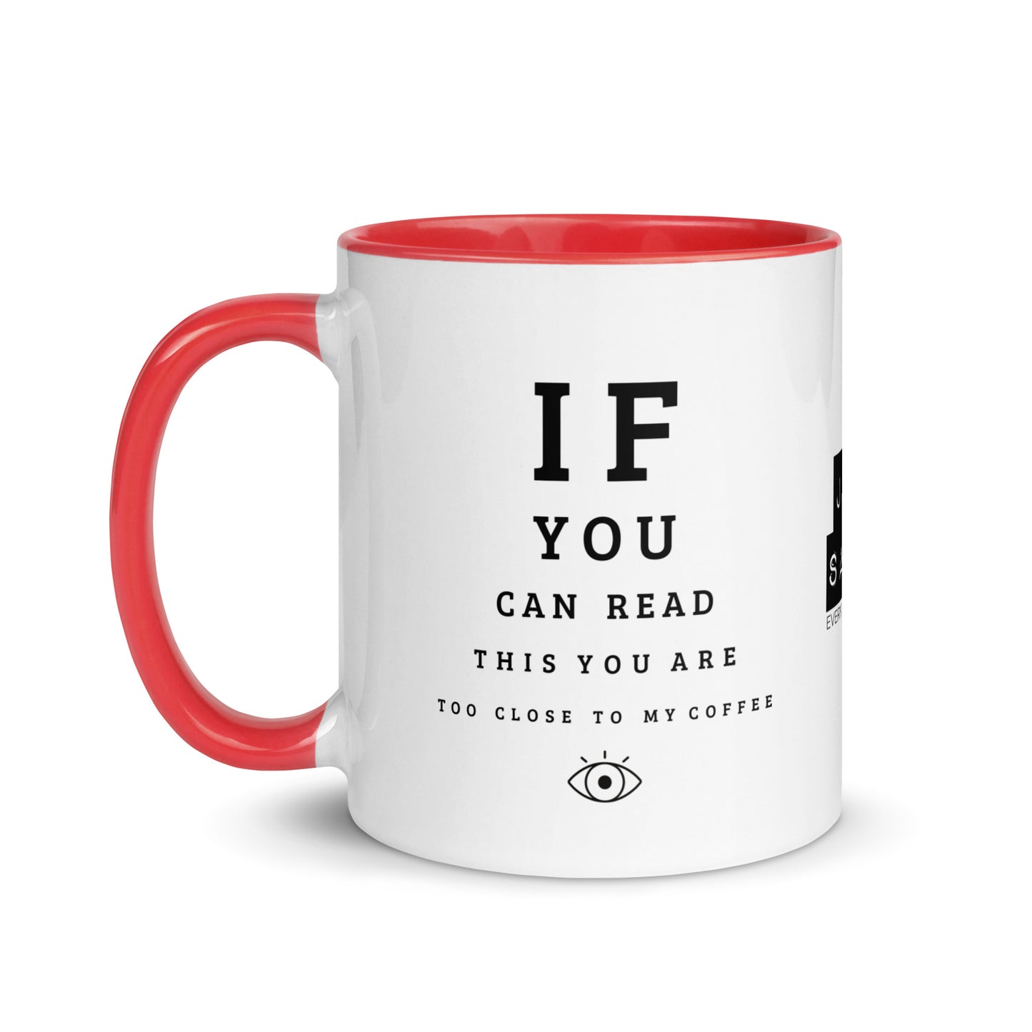 Eye Test Mug with Color Inside
