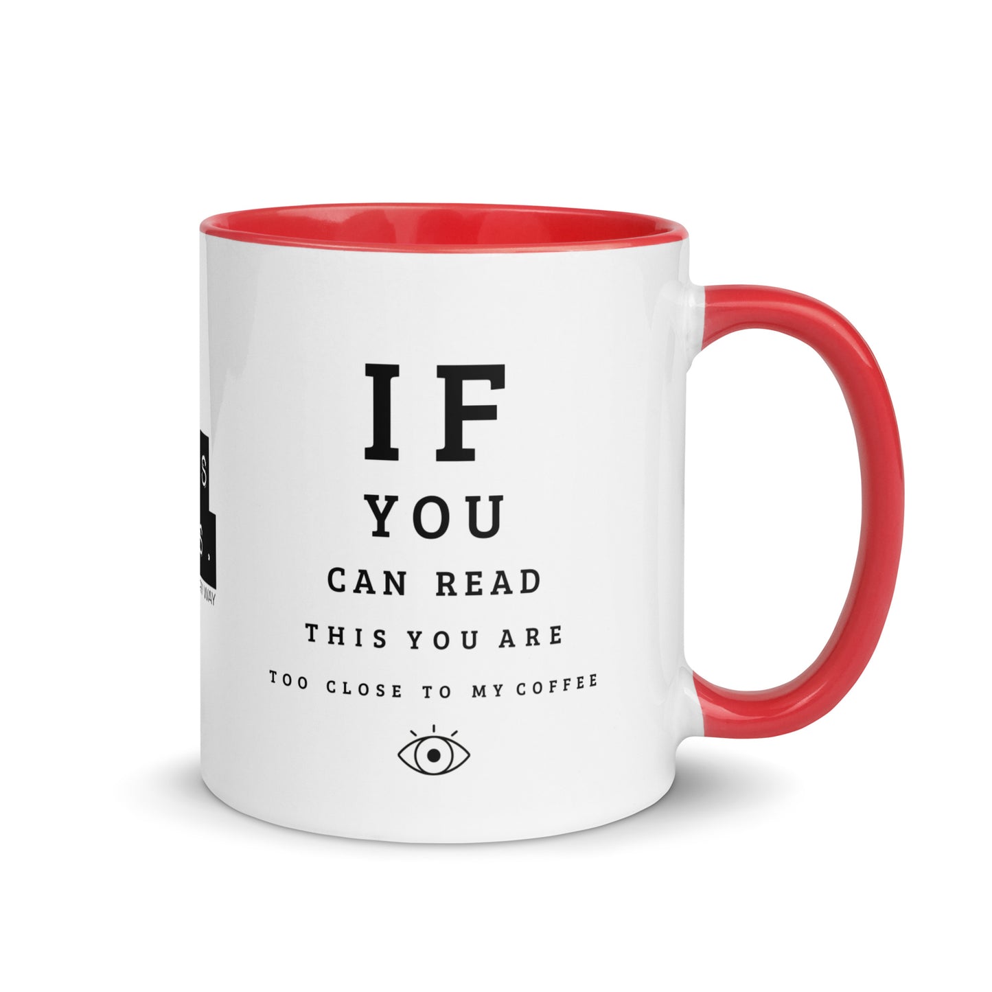 Eye Test Mug with Color Inside