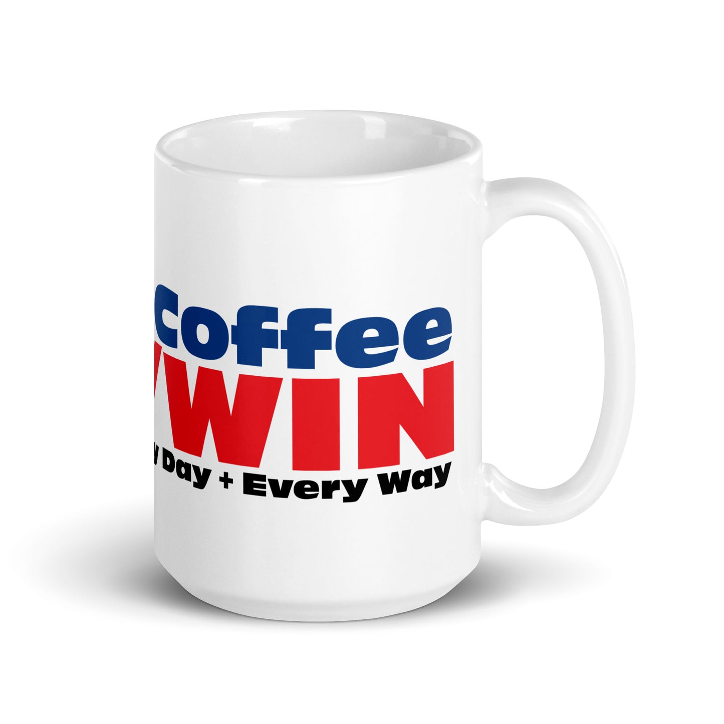 Jesus&Coffee Win/Win White glossy mug