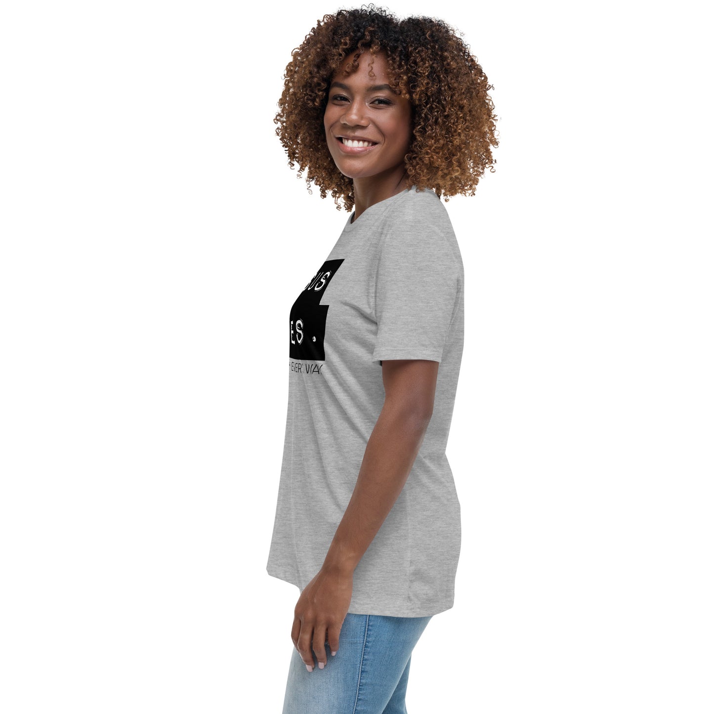 Jesus Saves. Women's Relaxed T-Shirt