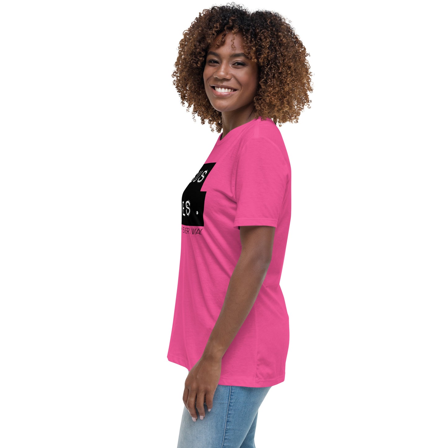 Jesus Saves. Women's Relaxed T-Shirt