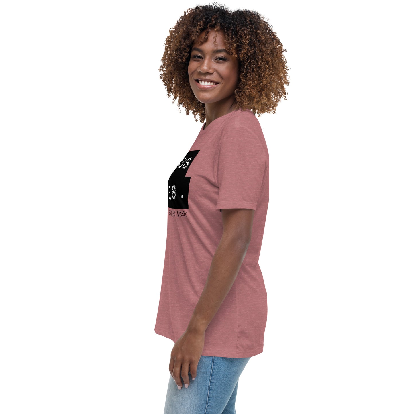 Jesus Saves. Women's Relaxed T-Shirt