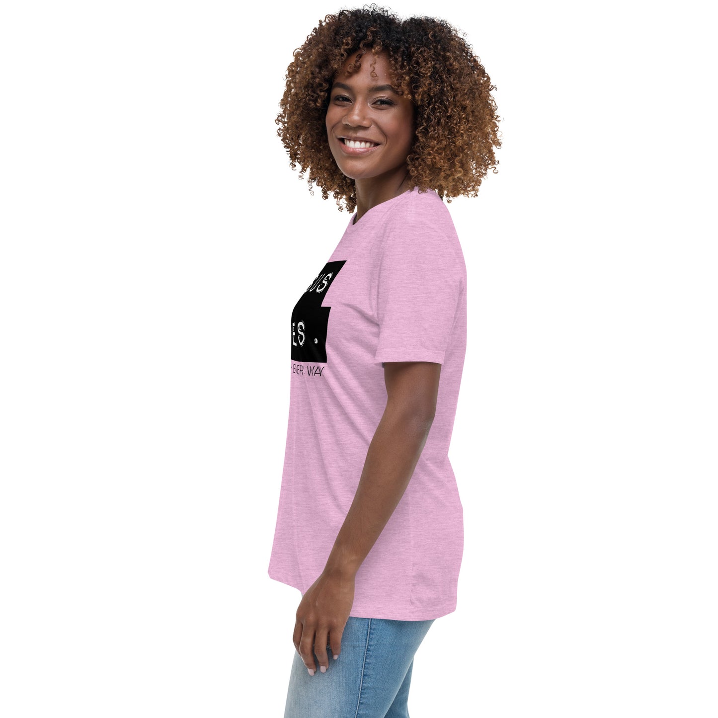 Jesus Saves. Women's Relaxed T-Shirt